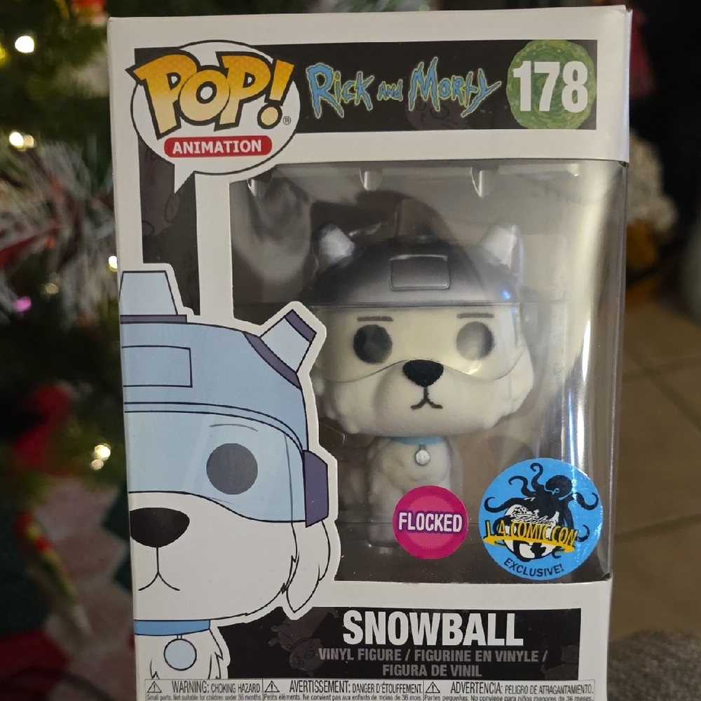 Funko Pop! Animation Snowball Flocked Figure - White and Gray